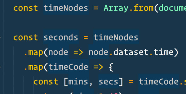 Tally String Times with Reduce